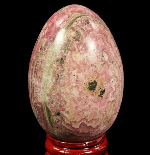 Polished Rhodochrosite Egg - Argentina #79245